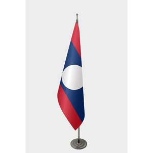 Laos Official Indoor Custom <b>Flag</b> 3x5ft Various Including Cotton Nylon Plastic Polyester Silk Digital Aluminum <b>Pole</b> Pennant - Product Image 1