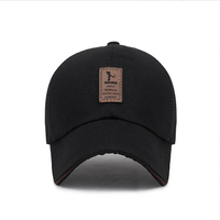 Casquette Trucker Unisexe en Maille, Réglable, Six Panneaux, Respirante, Imperméable, Sportive, Boucle Or Cuivre, Couleur Contrastée Unie