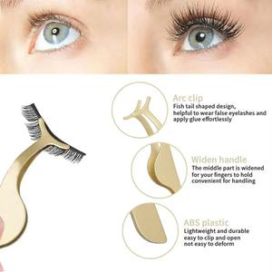 Pinces à épiler en acier inoxydable pour extensions de cils en gros avec logo personnalisé, outils de beauté de haute qualité, ciseaux et applicateur modèle - Product Image 5