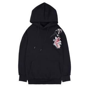 Vêtements décontractés hommes broderie sweats à capuche de haute qualité Anti-rides respirant entièrement personnalisé léger 100% coton automne - Product Image 5