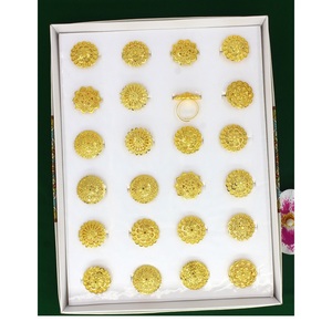 <b>Rings</b> Finger <b>Rings</b> Dubai <b>Indian</b> Arabic Gold Plated Classic Ethnic Golden Big Size Finger <b>Rings</b> Adjustable Size - Product Image 1