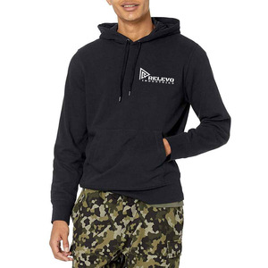 Negro en blanco diseño recortado peso pesado otoño algodón 400 Gsm Boxy Fit estilo de gran tamaño logotipo personalizado hombres sudaderas con capucha - Product Image 5