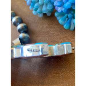 Colgante Étnico Navajo de Oso con Incrustaciones de Múltiples Piedras y Plata de Ley de Doble Cara - Product Image 6