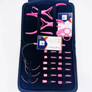 Kit inteligente de extensión de cabello humano de alta calidad de color rosa claro para uso regular al mejor precio con logotipo personalizado sostenible ecológico - Product Image 4