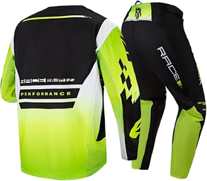 Combinaison de motocross de niveau compétition, ensemble de maillot de motocross, équipement sublimé personnalisé, adapté à un ajustement élite, style de conduite à grande vitesse - Product Image 5