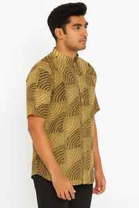 เสื้อเชิ้ตผู้ชายดีไซน์ใหม่ปี 2026 เสื้อเชิ้ตผู้ชายลำลองสำหรับวันหยุด ผ้าฝ้าย แขนสั้น ติดกระดุม ระบายอากาศได้ดี - Product Image 5