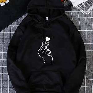 Best Quality Streetwear Screen Print Pullover Hoodie For Men's 100%Cotton 450GSM Flees Customized - Product Image 3