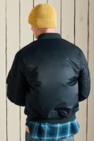 Blouson Bomber Homme Hiver Oversize Style Aviateur MA1 Imperméable Coupe-Vent Écologique Respirant Tissu Épais Polyester/Nylon