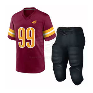 Uniforme de fútbol americano personalizado de alta calidad Uniforme de fútbol americano superventas transpirable - Product Image 1