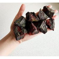 En gros, NOUVEAU AGATE ÉTOILE, Pierre brute naturelle Sang de Dragon, pour l'Amour et le Feng Shui, avec Jaspe Européen véritable au toucher, et Pierre gemme roulée en gravier