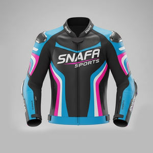 Chaquetas de Motocicleta de Cuero Transpirable de Alta Calidad a Precio de Mayoreo, Chaqueta de Motocicleta de Cuero para Hombre de Primera Calidad - Product Image 1