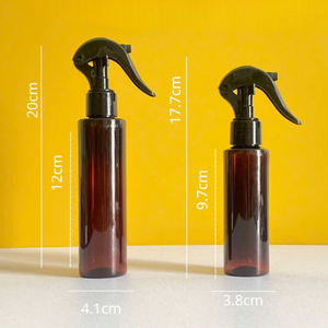 Forma cilíndrica 20/100ml 24/150ml líquido de botellas de plástico con tapa negra para tóner cabello/botella de loción de suero facial Pavico Vietnam - Product Image 3