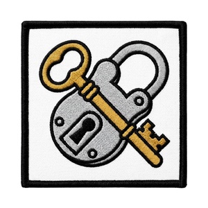 Badge thermocollant sur mesure pour uniforme, patch brodé rond en gros, faible quantité minimale de commande (MOQ) - Product Image 5