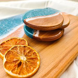 Tablas de Cortar de Resina Epoxi y Madera Ecológicas, Únicas y Personalizadas, Aptas para Lavavajillas, para Cocinas de Hogar, Hotel y Restaurante, de la India - Product Image 4