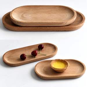 Bandeja de Madera Ecológica con Diseño de Asa Metálica, Apta para Lavavajillas, para Decoración Festiva Tradicional, Té, Café, Desayuno - Product Image 5