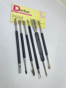 เครื่องมือทำเล็บสีดำเคลือบหนังกำพร้าที่ดันหนังกำพร้าอุปกรณ์ทำเล็บคุณภาพแบบยั่งยืนปรับแต่งที่ดันหนังกำพร้าแบบสองด้าน - Product Image 5