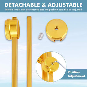 QNQ 7 Chakra Tuning Fork Set Mano de obra fina Curación de ADN Terapia de meditación Yoga con 1 Soul Purpose Manual Fuente de alimentación - Product Image 2