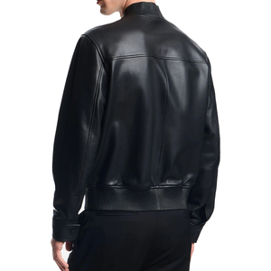 Chaqueta de cuero genuino de oveja/vaca personalizada Premium para hombre de High Street 2025 - Product Image 6