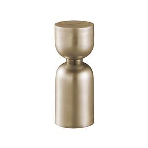 Tabouret d'appoint de luxe en aluminium Design unique Tabouret d'appoint rond en aluminium fait à la main Console incrustée d'os pour le salon et la chambre à coucher - Product Image 2