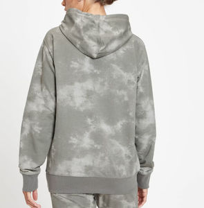 Logo personnalisé lourd 100% coton teinture claire sweats à capuche et sweat-shirt pour femmes sweat-shirt à capuche en polaire pour femmes - Product Image 3