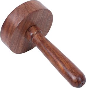 Triturador de patatas, frijol para trituradora de patatas, prensador de patatas lisas de madera, trituradora de carne/ajo con mango de madera - Product Image 3