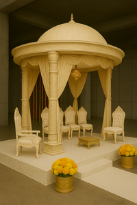 ชุดเก้าอี้ไม้แมนแดปสำหรับงานแต่งงานของสหราชอาณาจักรชุดเก้าอี้แมนแดปสีขาวหกชิ้นทำด้วยมือตามสั่ง - Product Image 6