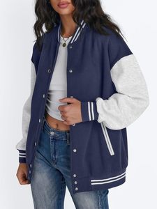 Men's Winter Casual Custom Printed Varsity <b>Jacket</b> with <b>Waterproof</b> & Windproof Features Durable Quality Private Label - Product Image 3