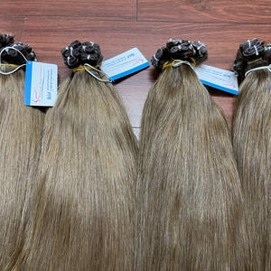 Extensions de cheveux raides à trame plate, 100% cheveux humains vietnamiens bruts cheveux vierges doublement étirés, coloration des cheveux, avec prix de gros - Product Image 6