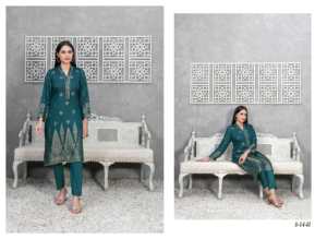 Vente chaude modeste pakistanais Shalwar Kameez vêtements d'hiver pour dames qualité d'exportation agrafe Broshia Banarsi tissu - Product Image 3