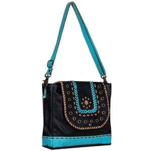 New Arrival Women's Full Grain Genuine Leather Handbag Premium Quality <b>Boho</b> Design Western Style Shoulder <b>Bag</b> Fashionable - Product Image 2