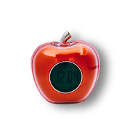 Pour le produit en céramique électrique d'horloge de table numérique parlante en forme de pomme