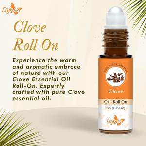 Crysalis Pure & Natural 5ml Huile Essentielle de Girofle Roll-On pour Cheveux 0.16 FLoz - Product Image 3