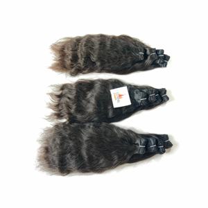 Extensions Remy vietnamiennes à cuticule alignée femmes vente en gros 100% cheveux humains bruts traités chimiquement noirs vagues profondes - Product Image 2