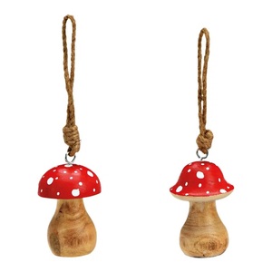 Pièce maîtresse de champignon en bois sculpté naturel avec charme cottagecore et forme en forme de main idéale pour les accents intérieurs boho chic - Product Image 3