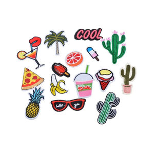 New Arrival Embroidered Patch Set Applique Flower Embroidery Patch for Jeans Custom Iron on Patches - Product Image 2