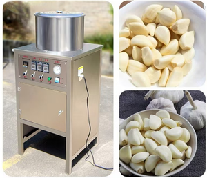 Machine électrique commerciale automatique d'épluchage d'ail avec l'acier inoxydable et le composant de noyau de moteur de rendement élevé - Product Image 5