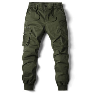 Pantalones cargo de invierno antiarrugas 2024 al por mayor, pantalones OEM teñidos lisos para hombre, ropa deportiva informal para gimnasio más vendidos - Product Image 3