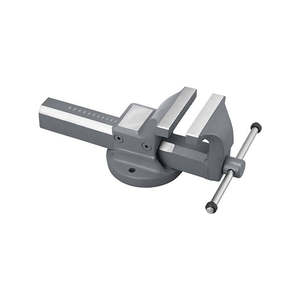 Tornillo de Banco Industrial de Hierro Fundido y Acero Forjado con Base Giratoria - Product Image 1