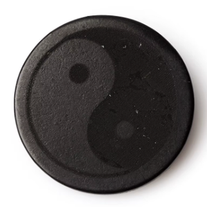 Plaque autocollante pour téléphone en Shungite, 100% Pierre Naturelle de Karelia, Logo Gravé au Laser Personnalisé, Vente en Gros OEM ODM, Faible MOQ 50 pièces - Product Image 1