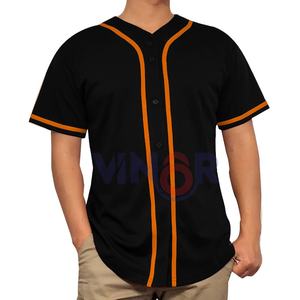 Maillots de baseball personnalisés de qualité supérieure, 100 % polyester, dernière collection, vente en gros, nouveau design, prix bas, avec logo personnalisé - Product Image 4