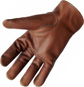 Gants de travail en cuir de vachette véritable marron pour hommes Gants de jardinage durables Gants de conducteur - Product Image 2