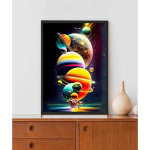 งานศิลปะติดผนังอะคริลิค LED สีสันสดใส ลายอาร์จูนา ดึงดูดสายตา ขนาด 12x8 18x12 24x16 - Product Image 1