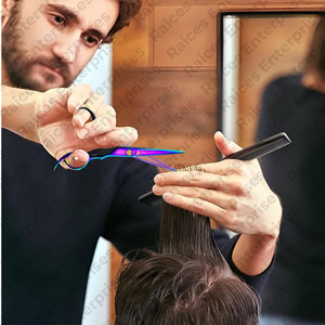 กรรไกรตัดผมสแตนเลสระดับมืออาชีพกรรไกรใบมีดคมสำหรับตัดผมขายส่ง - Product Image 6