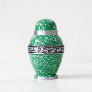 Mini-urne à souvenirs, petites urnes de crémation pour cendres humaines, fournitures de funérailles, urnes en aluminium avec boîte en velours à vendre - Product Image 2