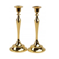 Bougeoir design de luxe pour décoration de maison de fête de mariage Bougie en métal doré Bougeoir en relief Ensemble de 3 pièces Articles tendance