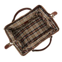 Sac de médecin en cuir véritable haut de gamme, personnalisé, le plus vendu, avec chaînes et fermeture auto-agrippante, unisexe, pour voyage
