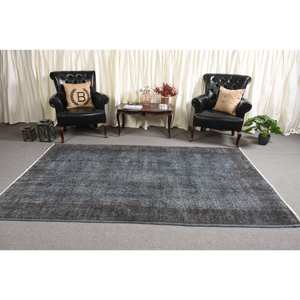 พรมขนแกะ9.1ft สีน้ำเงินสีน้ำตาลคลาสสิกขนาด5.5 x พื้นที่ขนาดใหญ่แบบตุรกีรูปแบบนามธรรมทรงสี่เหลี่ยมผืนผ้าสำหรับวัยรุ่นห้องนั่งเล่นพร้อมแผ่นรองยาง - Product Image 3