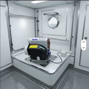 เครื่องปรับอากาศแบบแยกส่วนสำหรับเรือ รุ่นใหม่ 24000 BTU ใช้มอเตอร์ DC แบบแก๊ส |   ชุดคอยล์เย็นแบบพัดลม MHSH MHS24H ใช้สารทำความเย็น R-410A แบบตั้งพื้น - Product Image 5