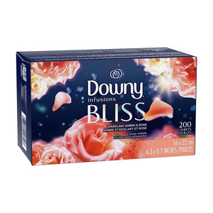 Downy Infusions 200 Count Eco-Friendly Dryer Sheets Calm Scent Lavender <b>Vanilla</b> <b>Bean</b> Fragrant Fabric Softener Clothing Detergent - Product Image 4