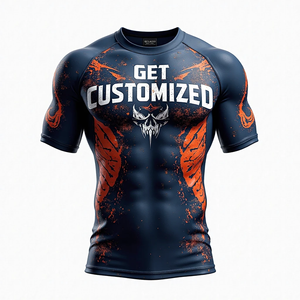 ชุดฝึกแขนยาวทำจากโพลีเอสเตอร์100% ยืดต้านการเกิดผดผื่นปรับแต่งได้สำหรับไม่มี GI Jiu Jitsu - Product Image 6